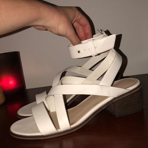 White Strappy Sandals